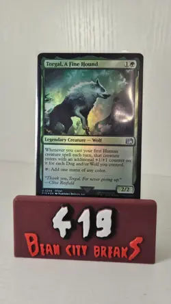 Torgal, A Fine Hound - 208 - Magic: Final Fantasy MTG - Uncommon - FOIL - Image 1