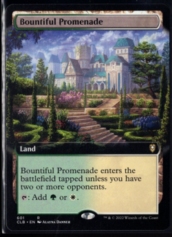 Bountiful Promenade 601 Extended Art Rare Non Foil Baldur's Gate Magic TCG NM - Image 1