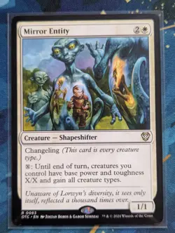 MTG Mirror Entity - NM - Outlaws of Thunder Junction: Commander - Image 1
