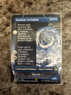 Summon: Leviathan (Borderless) MTG Final Fantasy Regular - Image 1