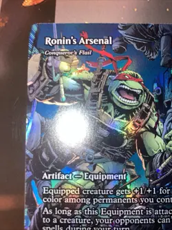 magic the gathering tmnt Ronin’s Arsenal Borderless foil - Image 2