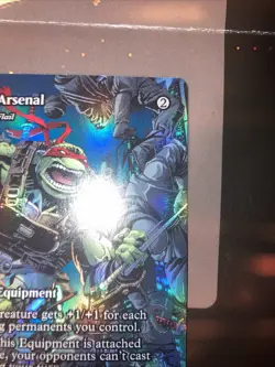 magic the gathering tmnt Ronin’s Arsenal Borderless foil - Image 5