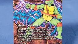 Leo's Katana - Sword of Sinew and Steel (Borderless) Tmnt Mtg NM PZA A - Image 3