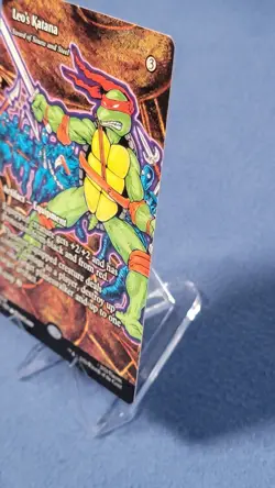 Leo's Katana - Sword of Sinew and Steel (Borderless) Tmnt Mtg NM PZA A - Image 5