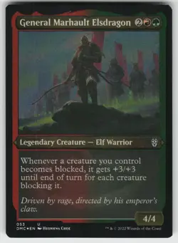 General Marhault Elsdragon (Foil Etched) Foil U Commander: Dominaria United 53 M - Image 1