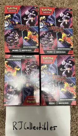 POKEMON TCG - S&V DESTINED RIVALS SEALED BOOSTER BUNDLE BOX LOT OF 4! 24 Packs! - Image 1