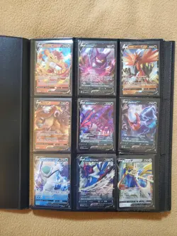 90+ Cards Pokemon V Card Lot Collection Binder w Ultra Pro Binder NM Mainly - Image 2