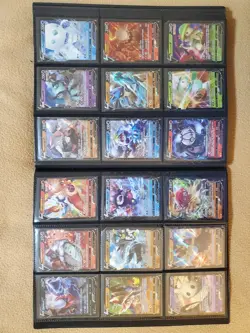 90+ Cards Pokemon V Card Lot Collection Binder w Ultra Pro Binder NM Mainly - Image 4