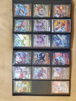 90+ Cards Pokemon V Card Lot Collection Binder w Ultra Pro Binder NM Mainly - Image 5