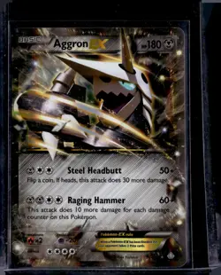 Aggron EX - 93/160 / Primal Clash XY Ultra Rare 2015 (LP) / Pokemon TCG - Image 1