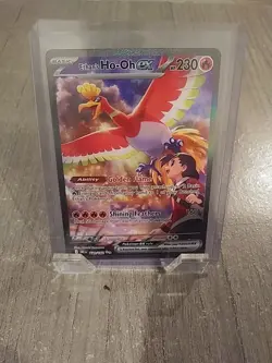 POKEMON TCG Ethan's Ho-Oh EX 230/182 Sv10: Destined Rivals Holo S.I.R MINT - Image 1