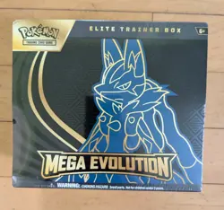Pokemon Mega Evolutions ETB Lucario Sealed Box FREE Shipping - Image 1