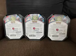 Pokemon Knock Out Snorlax, Mimikyu, Darkrai, Collector's Tin Factory Sealed Rare - Image 3