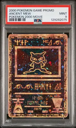 2000 POKEMON GAME MOVIE POKEMON 2000 MOVIE ANCIENT MEW PSA 9 - Image 1