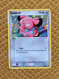 Snubbull 74/115 Common 2005 Unseen Forces Reverse Holo Pokemon MP - Image 1
