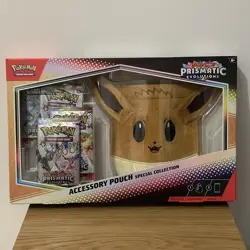 Pokemon TCG Prismatic Evolutions Accessory Pouch Special Collection New & Sealed - Image 1