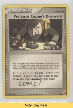 Professor Cozmo's Discovery Pokemon EX Trainer Kit 2 Plusle & Minun #10 READ fm0 - Image 1