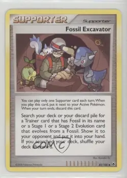 Fossil Excavator Pokemon Diamond & Pearl Majestic Dawn #82 2008 - Image 1