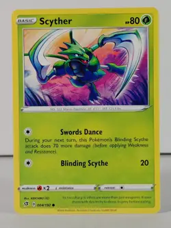 Scyther - POKEMON - Rebel Clash - 004/192 - singles - NM - Image 1