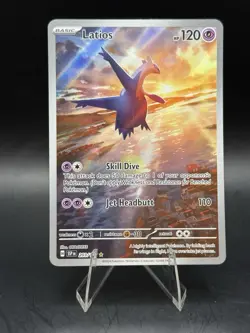 Pokemon TCG Latios 203/191 Surging Sparks Illustration - Image 1