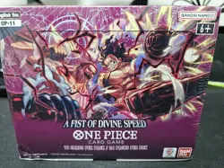 One Piece TCG OP-11 Fist of Divine Speed Booster Box - Factory Sealed Authentic - Image 1