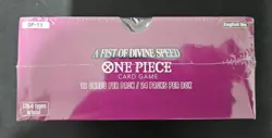 One Piece TCG OP-11 Fist of Divine Speed Booster Box - Factory Sealed Authentic - Image 2