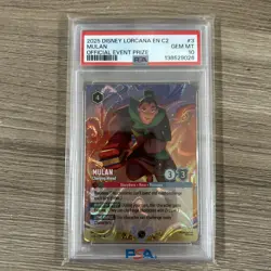2025 DISNEY LORCANA EN C2-LORCANA CHALLENGE PROMO MULAN - CHARGING AHEAD PSA 10 - Image 1