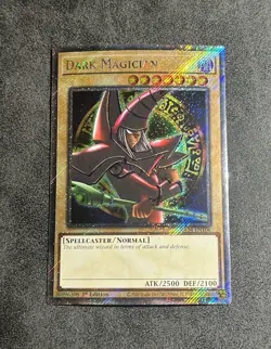Yu-Gi-Oh Dark Magician (Arkana) Platinum Secret Rare Card RA04-EN106 1st Edition - Image 1