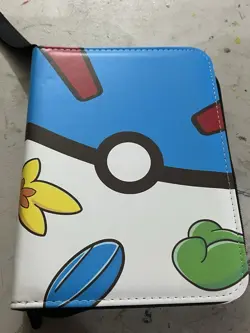 Pokemon TCG 4-Pocket Binder 50 Pages holds 200 / 400 Cards ( Pokeball ) - Image 1