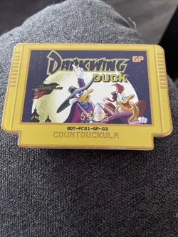 Family Computer Trading Card Bi-Fold Darkwing,mod Mr Card, And 2 Clear Cards - Image 1