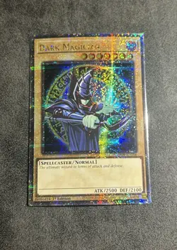 Yu-Gi-Oh Dark Magician Quarter Century Secret Rare Card Bach Art RA04-EN106 - Image 1