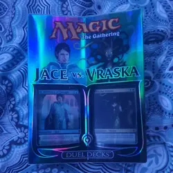 Wizards Magic Duel Decks Jace vs Vraska 120 Cards Back corner Dent - Image 1
