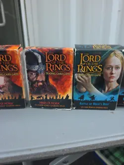 LOTR TCG Mines of Moria, Helma Deep, Rotk 63 Card Starter Deck Lord of the Ring - Image 2