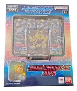 New Digimon Adventure Box 2024 (AB03) with Armadillomon Figure and Promo Card - Image 1