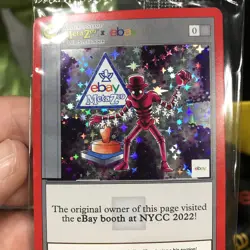 NYCC 2022 Metazoo eBay Promo Card Exclusive Comic Con Stamp Sealed Meta Zoo eBay - Image 1