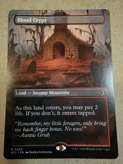Blood Crypt - (Borderless) Lorwyn Eclipsed Regular - Mtg - Image 1