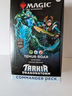 MTG Tarkir Dragonstorm Commander Deck – Temur Roar Sealed - Image 1