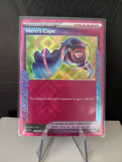 Hero's Cape 152/162 ACE SPEC - Temporal Forces Pokemon Card - NM - Image 1