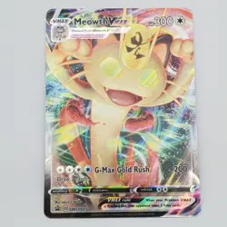 Meowth VMAX SWSH005 Black Star Promo Pokemon Sword & Shield NM - Image 1