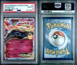 2021 Pokemon Celebrations Classic Collection 97 Xerneas EX PSA 10 - Image 3