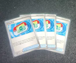 4x Poke Pad 198/217 Ascended Heroes Pokemon Trainer Play Set Of 4 - Image 1