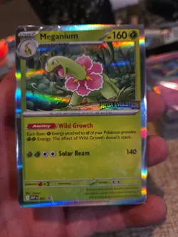 Pokemon TCG--Mega Evolutions Build & Battle Deck--Meganium (MEP 001)--SEALED - Image 1