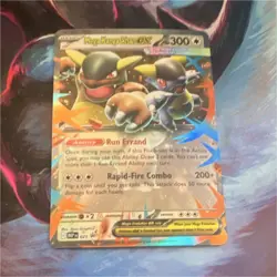 Pokemon Mega Kangaskhan ex 104/132 Me01: Mega Evolution Double Rare Holo 300 HP - Image 1