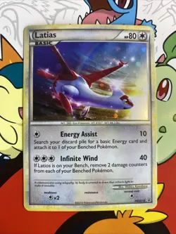 Latias HGSS10 Black Star Promo Holo Pokemon TCG Heart Gold Soul Silver LP - Image 1