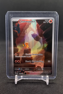 2023 Pokemon Charmander 168/165 Scarlet & Violet 151 Illustration Rare - Image 1
