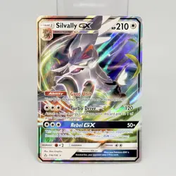 Pokemon TCG Silvally GX Sun & Moon: Ultra Prism 116/156 Holo Ultra Rare LP+ - Image 1