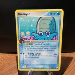 Pokemon Omanyte 60/92 ex Legend Maker NM - Image 1