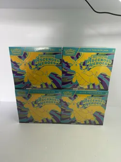 Pokemon TCG - Ascended Heroes ETB Elite Trainer Box LOT OF FOUR— NEW & SEALED - Image 1