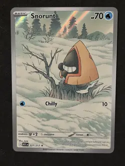 Snorunt Illustration Rare 227/217 Pokemon Ascended Heroes English IR NM - Image 1