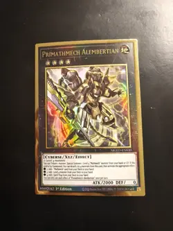 Yugioh Primathmech Alembertian - MGED-EN030 - 1st Ed. Gold Rare - NM - Image 1